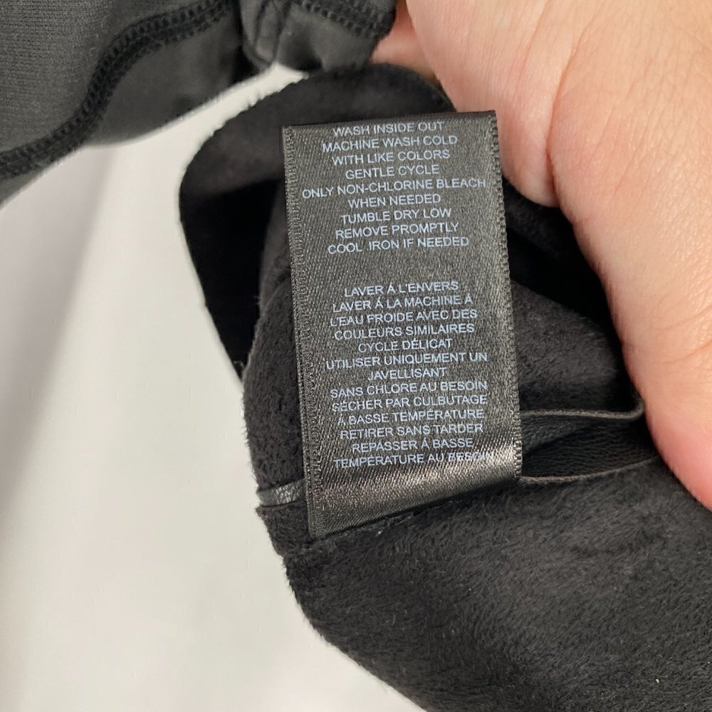 Design Lab Lord and Taylor Faux leather and Suede Mini Black Skirt Size XS - Picture 7 of 8